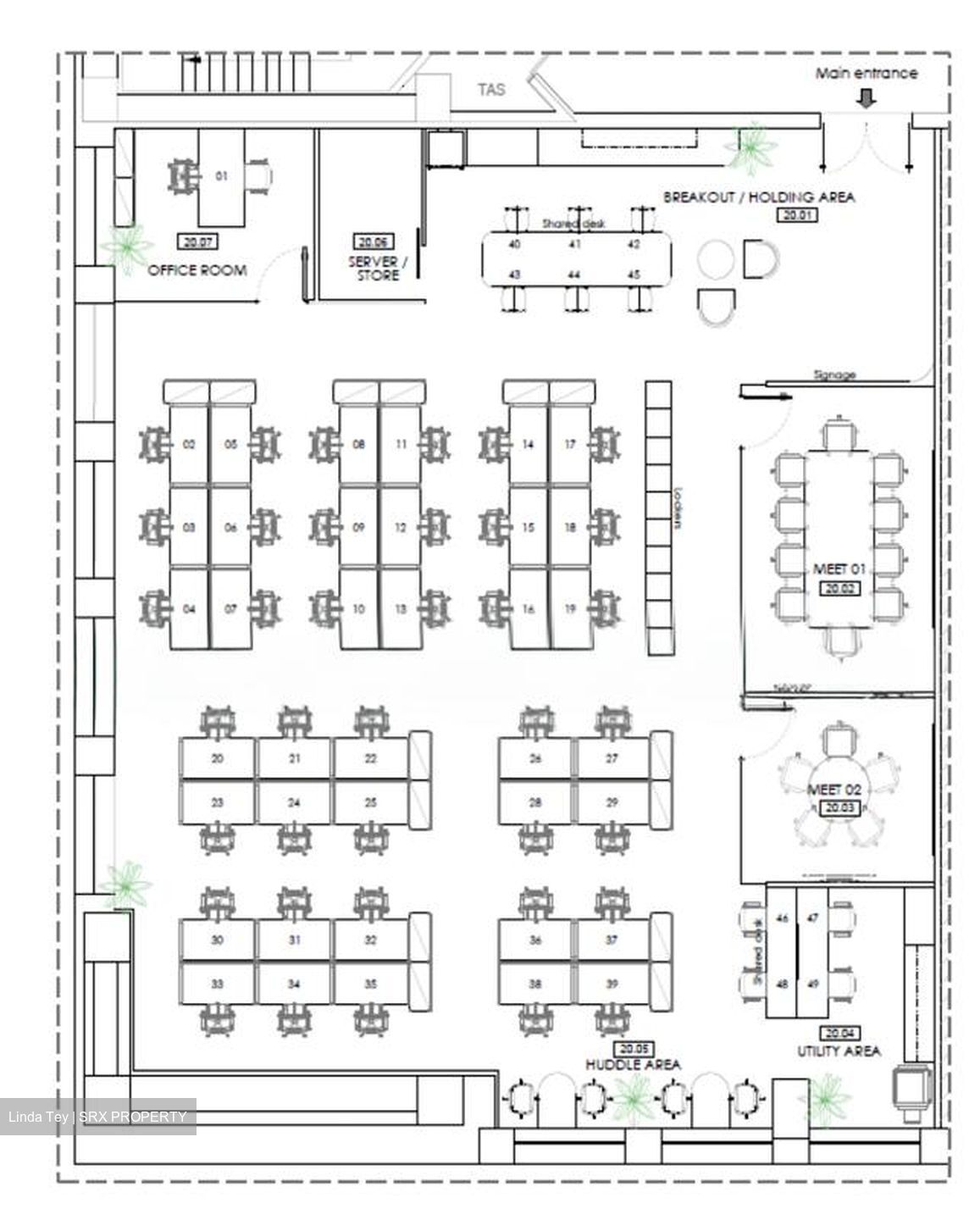 Fullerton Hotel (D1), Office #495339831